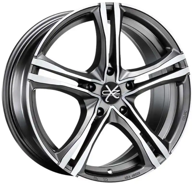 Janta aliaj OZ X5B Matt Graphite Diamond Cut 7.5x17 5x120 ET47 | Calitate superioară