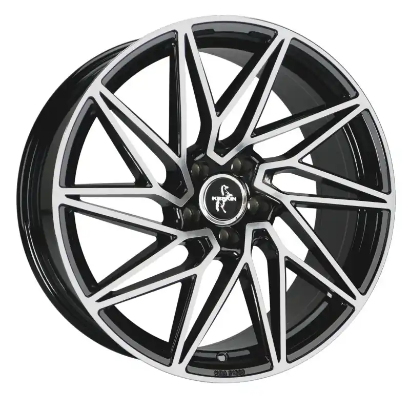Keskin Tuning KT20 18, 8, 5, 120, 35, 72.6, BLACK FRONT POLISH, - Reducere extra