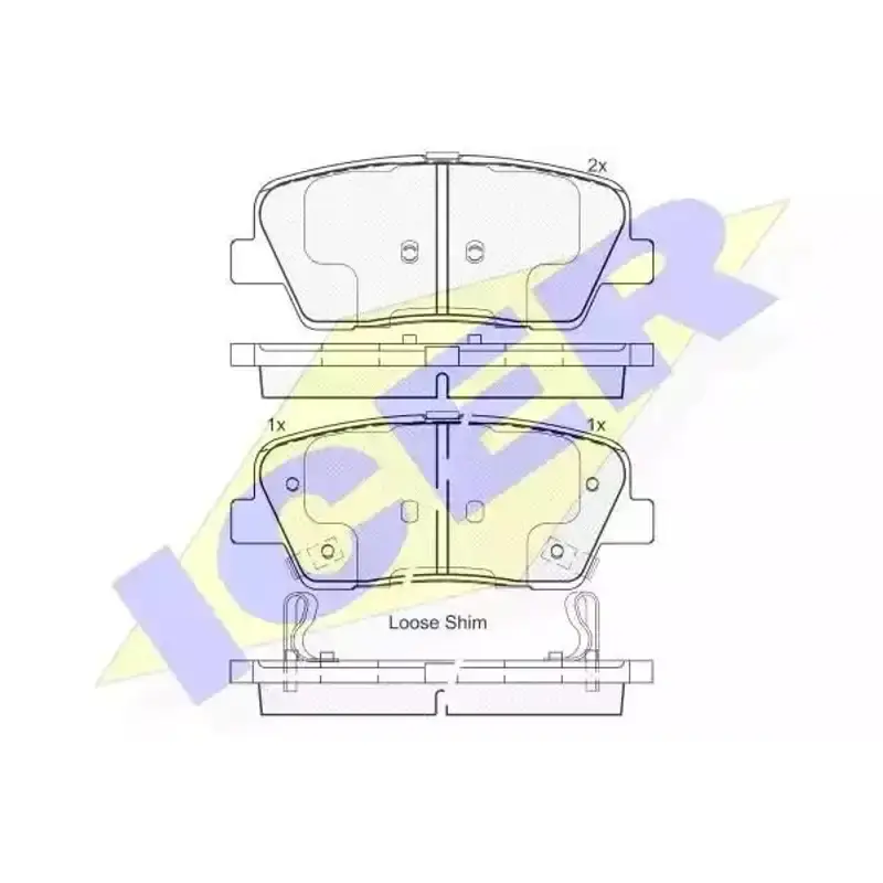 IC-181954 Set placute frana,frana disc - Lansare