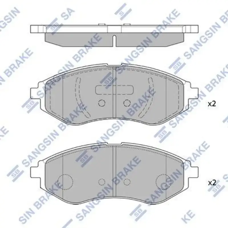 Se încheie curând - HIQ-SP1158 Set placute frana,frana disc
