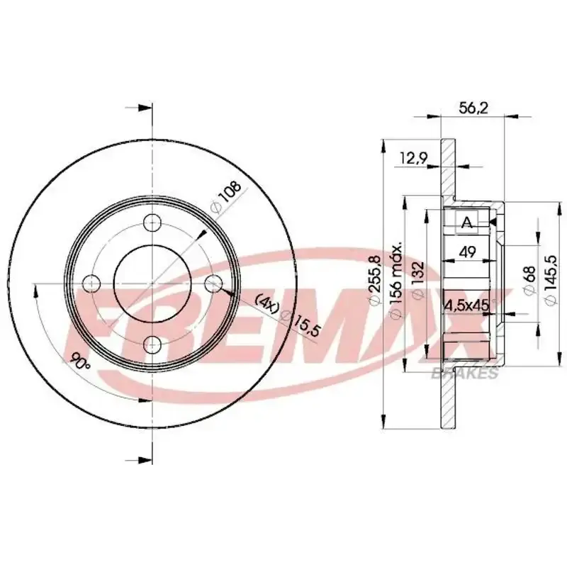 Ultima șansă - FRE-BD4012 Disc frana