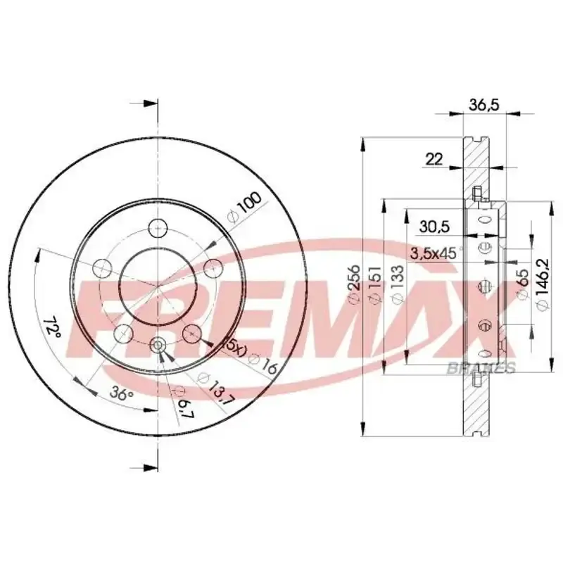 Top vânzări | FRE-BD5602 Disc frana