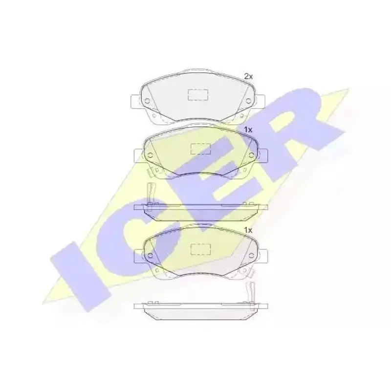 Bestseller - IC-181573 Set placute frana,frana disc