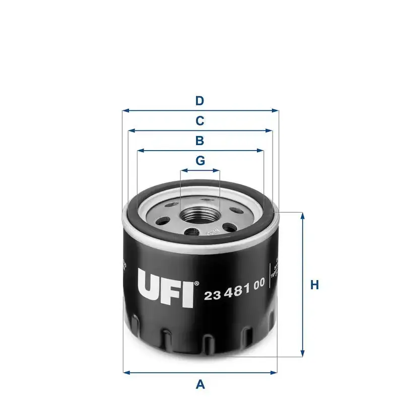 Produs premium - UFI-23.481.00 Filtru ulei