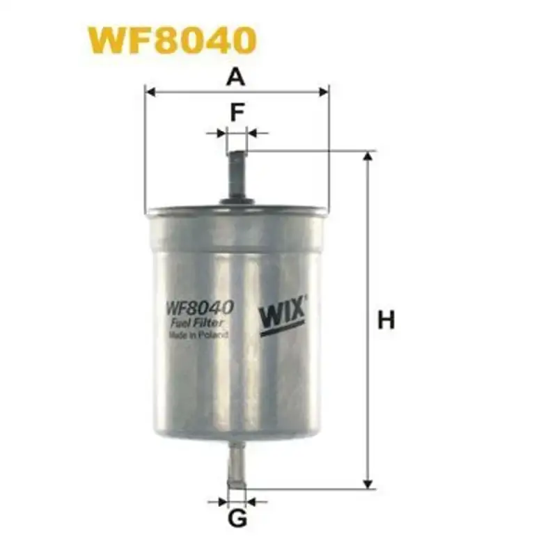 WX-WF8040 Filtru combustibil | Favoritul clienților