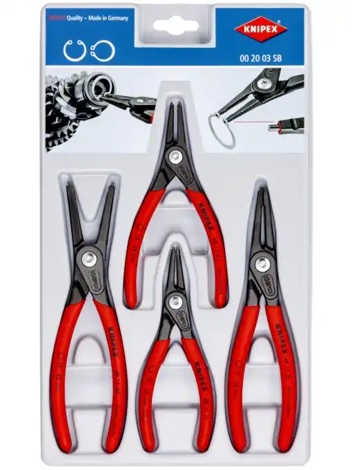 Recomandarea clienților - Set de clesti de precizie pentru inele de siguranta, Knipex 002003SB