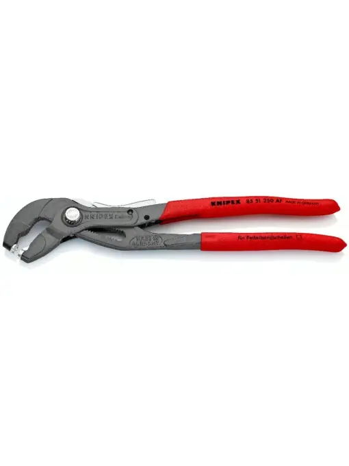 Cleste pentru coliere de furtun cu autoblocare, lungime 250 mm, Knipex 8551250AF - Produs popular