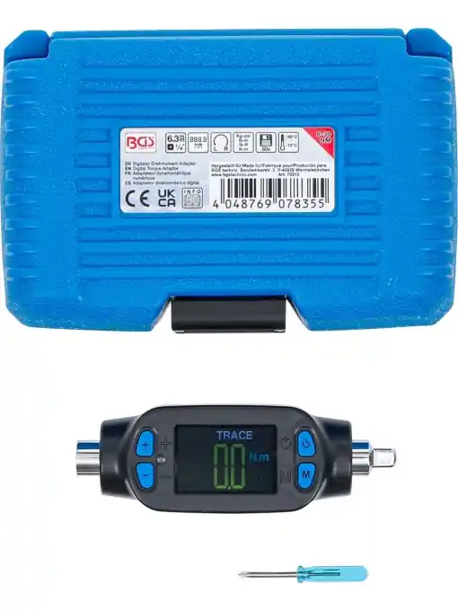 Adaptor dinamometric digital, 1/4", 6 - 30 Nm, BGS 70212 | Premium