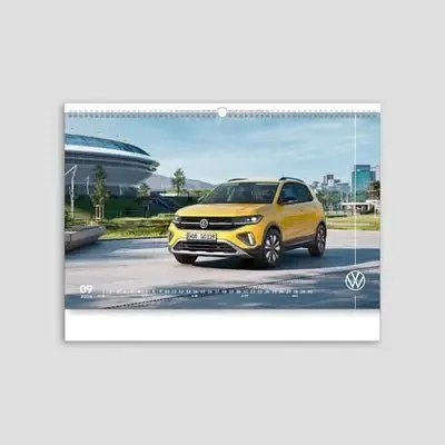 Super preț - Calendar Volkswagen V spiral-bound 58x36 cm