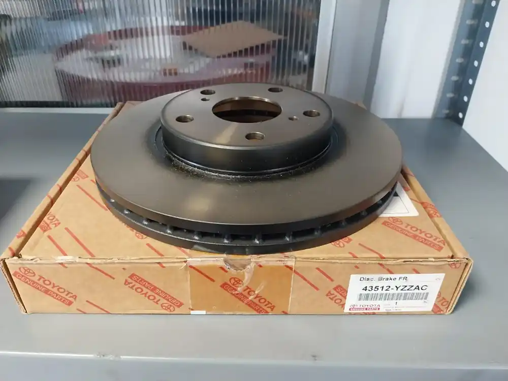 Stoc aproape epuizat | Disc frana fata Toyota Auris 2007-2012 - original la reducere