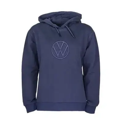 Disponibil - Hanorac cu gluga barbati Volkswagen – Albastru inchis, 100% bumbac organic