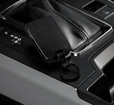 Protectie de cheie din piele neagra originala Mazda - Plată sigură