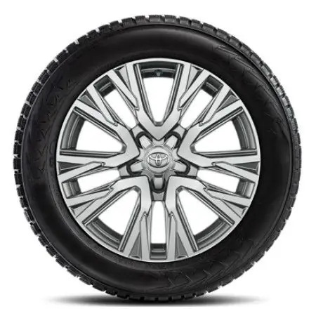 Set roti iarna Toyota Yaris Cross 17 inch - jante aliaj argintii + Dunlop Winter 215/55 R17 - Economisește
