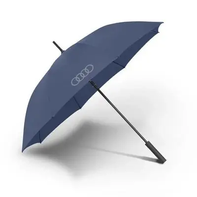 Umbrela Audi cu Baston, Albastru, Sistem Anti-Vant | Ofertă