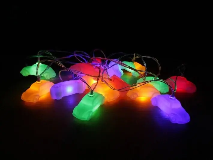 VW Beetle Lichterkette 3D 3m cu 20 LED multicolor | Economisește acum