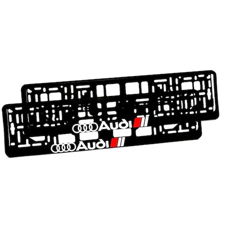 Set 2 bucati, suport numar inmatriculare personalizat Drive Audi - Produs recomandat
