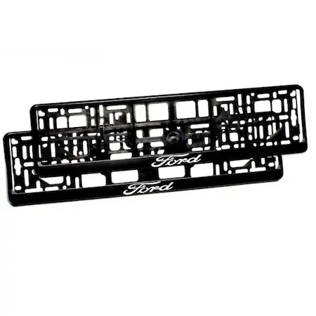 Set 2 suporturi numar inmatriculare personalizat-Ford - Produs apreciat