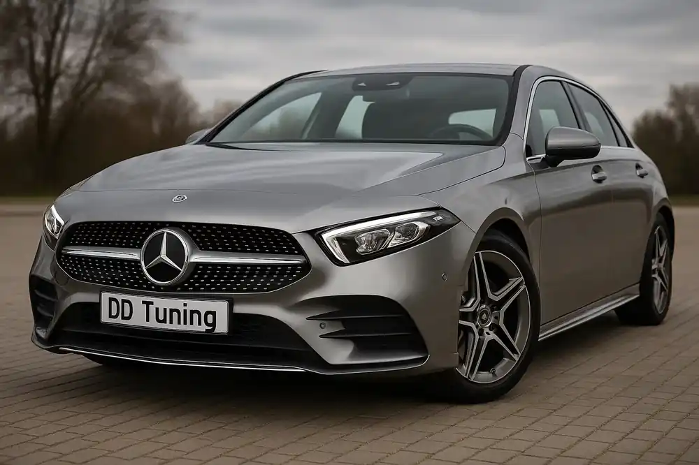 Calitate de top - Mercedes A-class W177 2018- Grila Fata Diamond Silver (pentru 2018-2022)