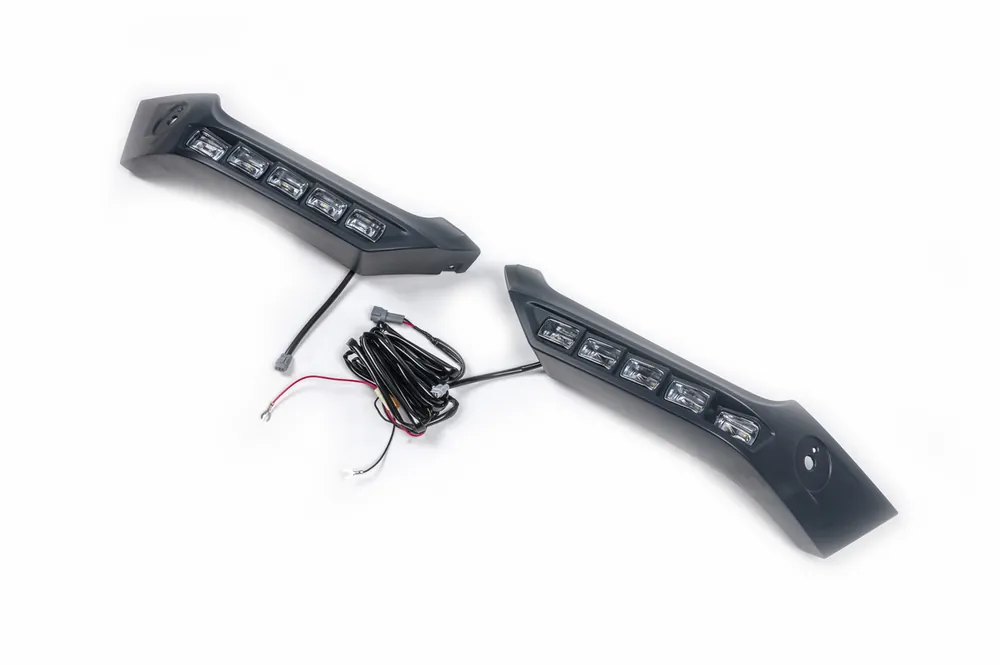 Economisește mai mult - Mercedes G class W463 1990-2018 Insertii LED pentru bara AMG (2 buc)