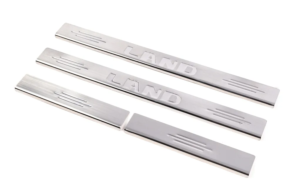 Produs premium | Toyota Land Cruiser 100 1998-2007 Protectii prag Carmos (4 buc, inox)