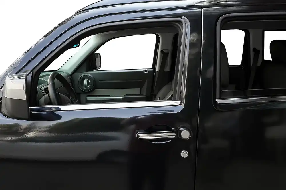 Retur simplu | Jeep Cherokee/Liberty 2007-2013 Capace Cromate Manere Usilor (4 buc, Otel Inoxidabil)