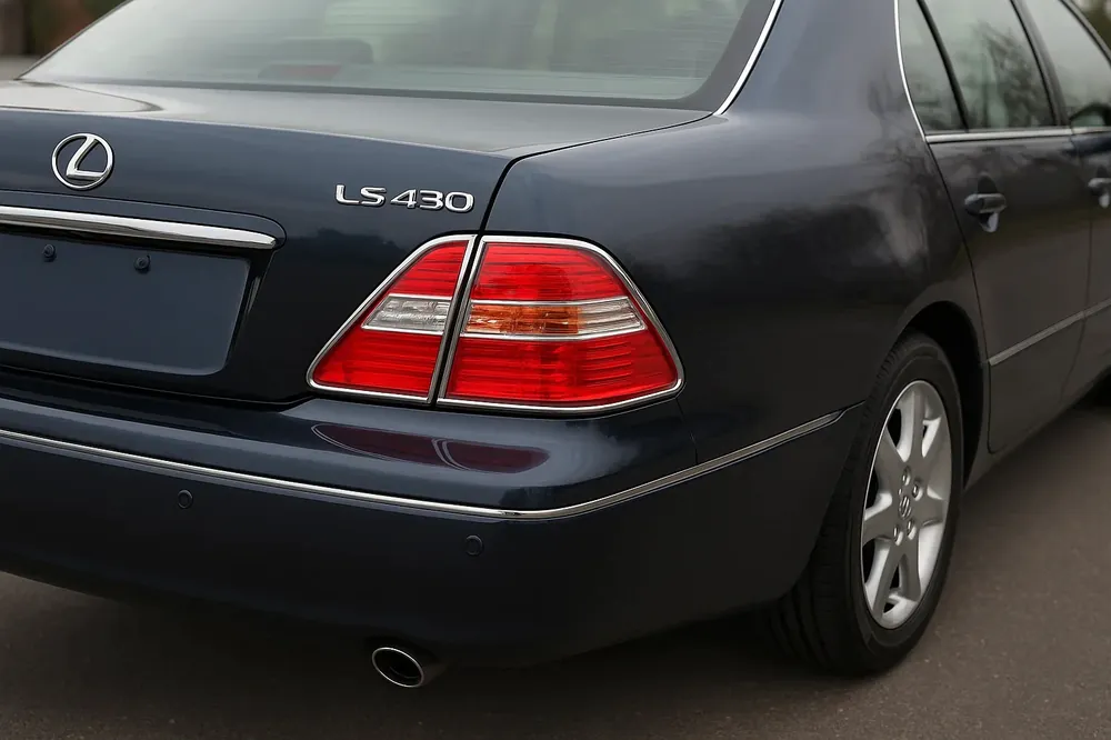 Lexus LS 2001-2006 Capace cromate pentru stopuri (2 buc, plastic) | Preț redus