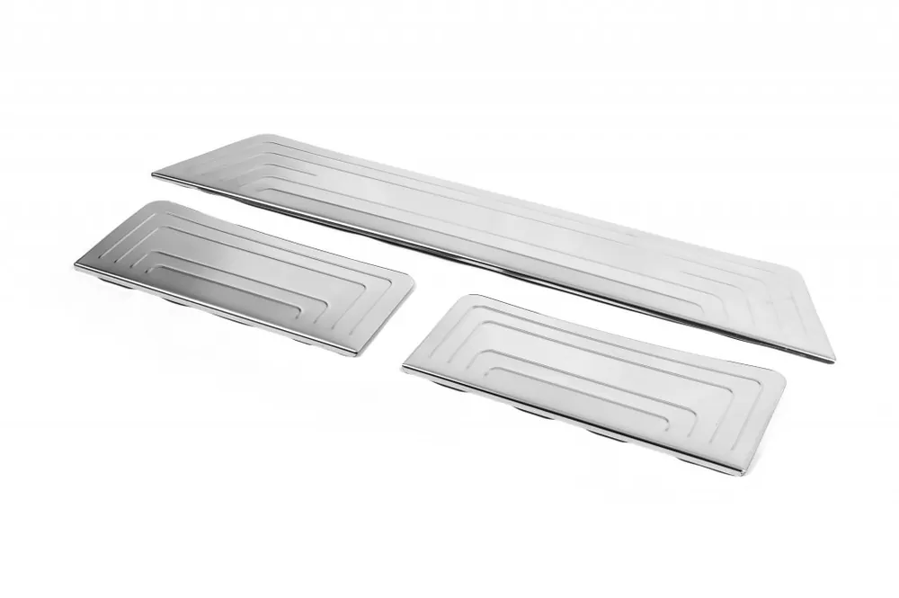 Volkswagen T6 2015-2024 Praguri OmsaLine inox mat Set 3 bucati | Top vânzări