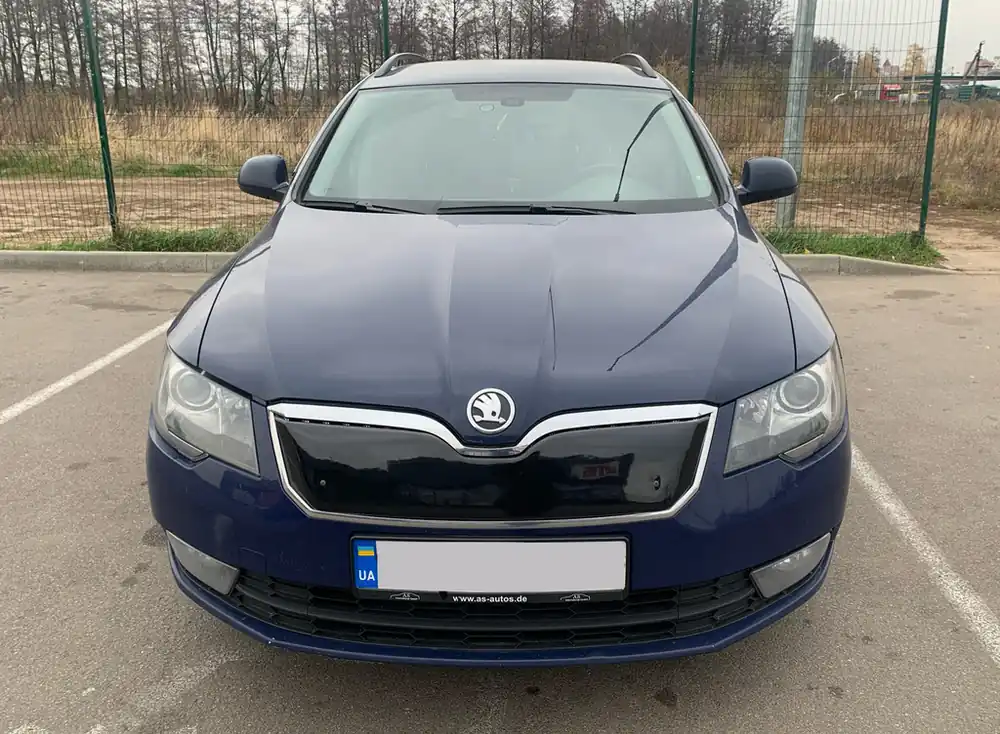 Selecție premium | Skoda Superb 2009-2015 Husa iarna grila (Superioara, 2013-2015) Mat