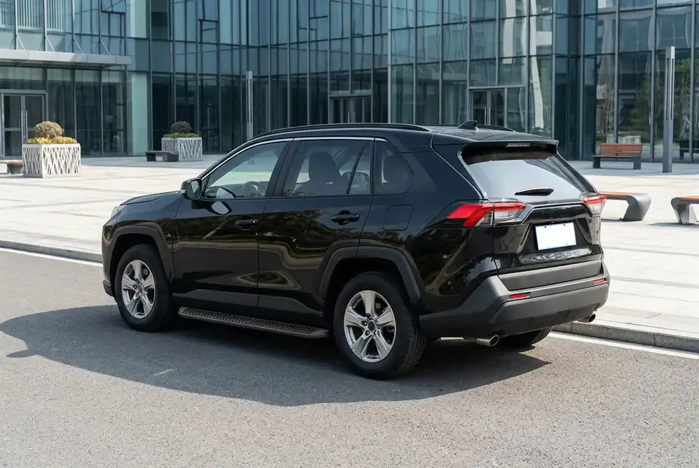 Acum disponibil - Toyota Rav 4 2019–2025 Praguri Laterale Tayga Black (2 buc, Aluminiu)