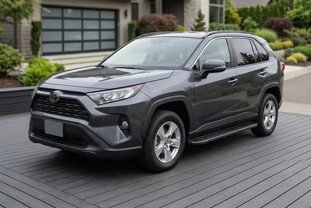 Lansare - Toyota Rav 4 2019–2025 Praguri Laterale Bosphore Black (2 buc, Aluminiu)