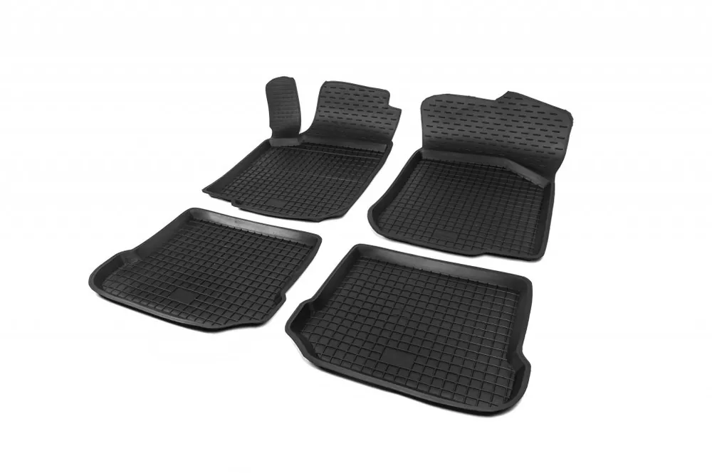 Seat Toledo 2000-2005 Covorase cauciuc cu margine (4 buc, Polytep) - Preț avantajos