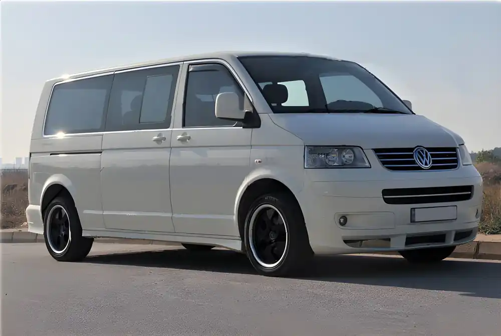 Bestseller | Volkswagen T5 Transporter 2003-2010 Set complet ornamente geamuri inox (14 piese) 2 Usi Laterale, Baza Lunga