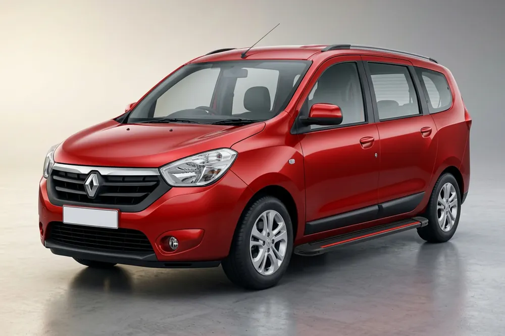 Retur gratuit - Dacia Lodgy 2012-2022 Praguri Laterale Maya Red (2 buc, Aluminiu)