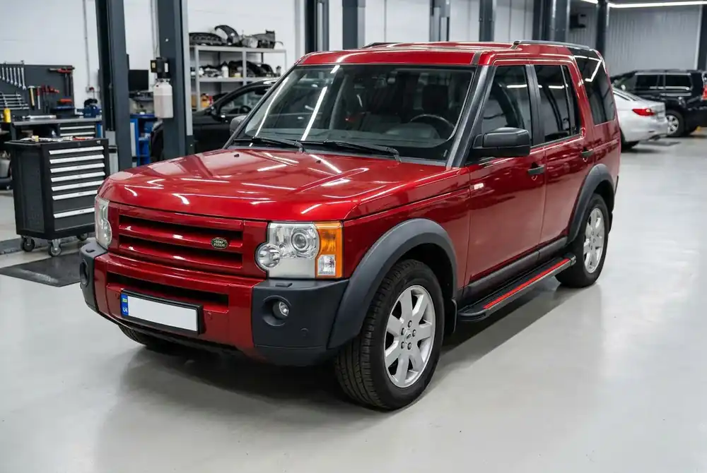 Land Rover Discovery III 2004–2009 Praguri Laterale Maya Red (2 buc, Aluminiu) - Ofertă
