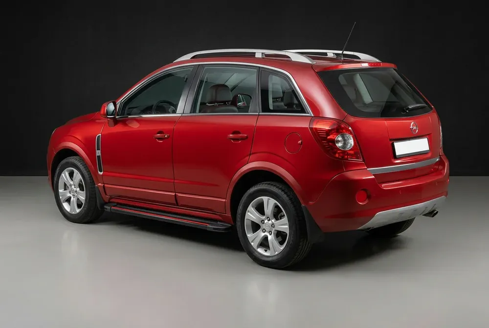 Doar săptămâna aceasta | Opel Antara 2006-2017 Praguri Laterale Maya Red (2 buc, Aluminiu)