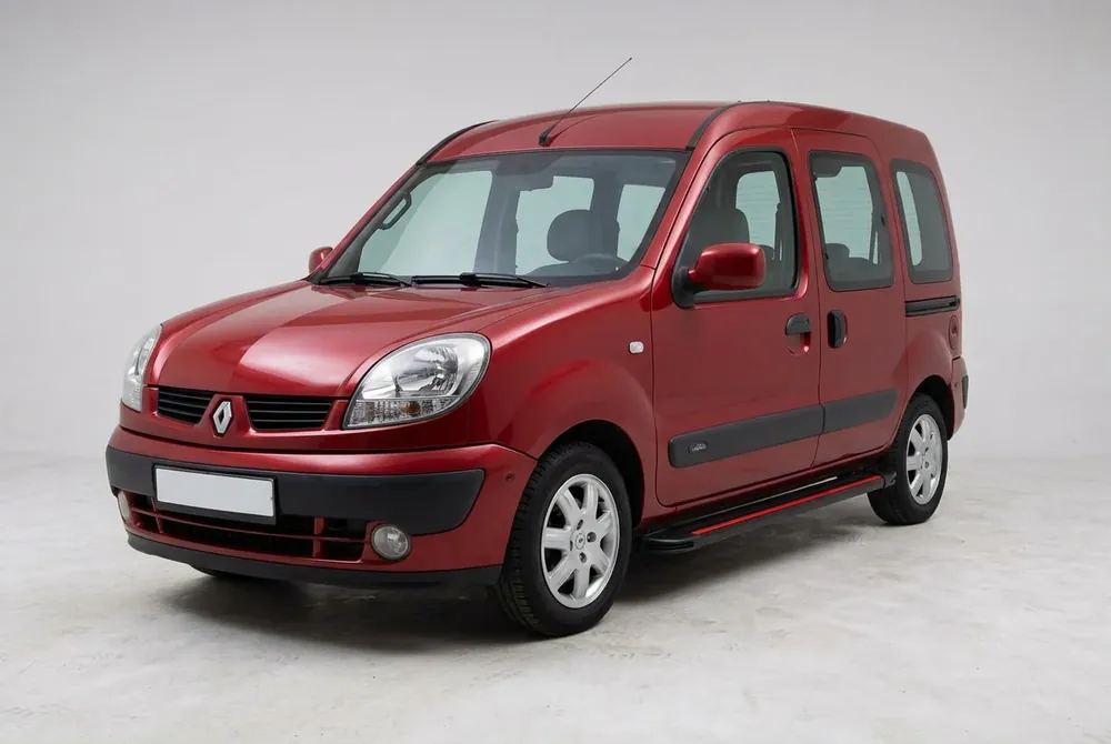 Renault Kangoo 1998-2008 Praguri Laterale Maya Red (2 buc, Aluminiu) - Recomandare
