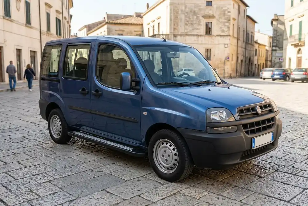 Fiat Doblo I 2005-2010 Praguri Laterale New Vision Black (2 buc, Aluminiu) - Se poate comanda