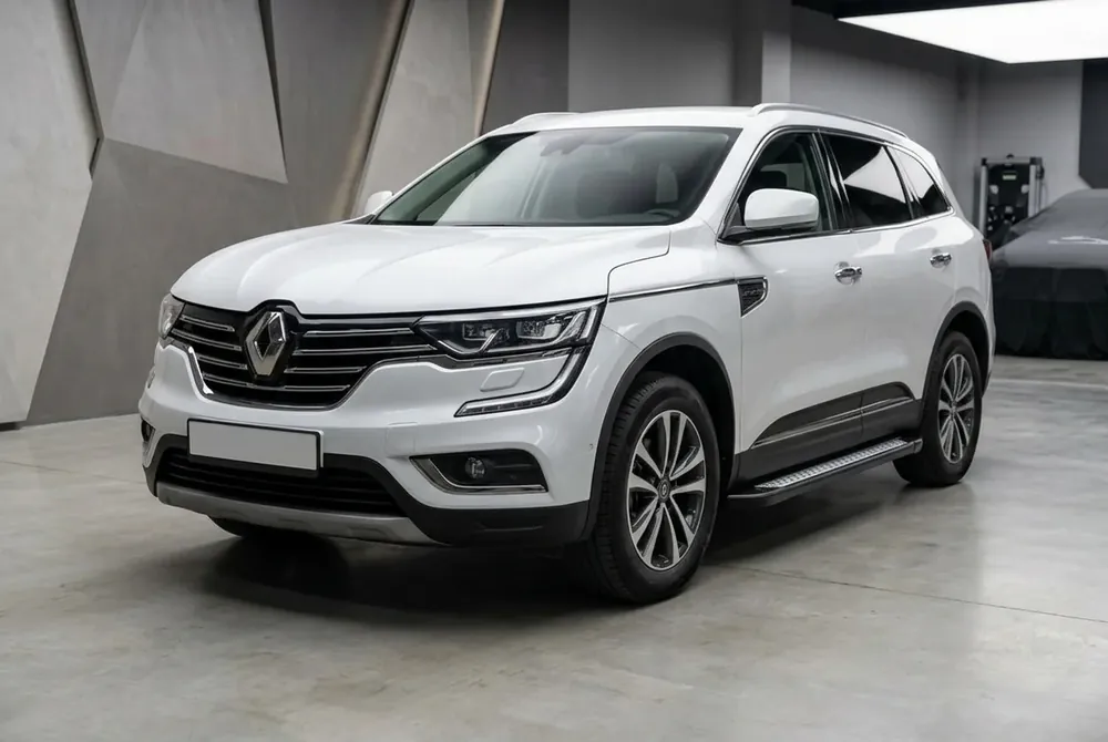 Calitate de top | Renault Koleos 2016-2024 Praguri Laterale New Vision Black (2 buc, Aluminiu)