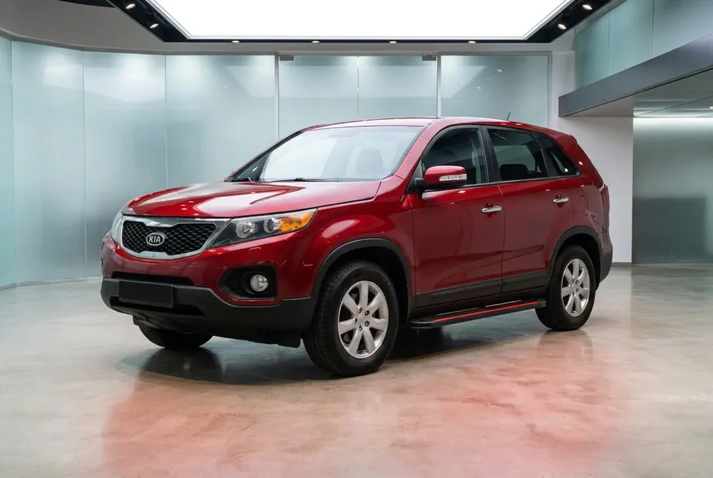 Ofertă excelentă | Kia Sorento II XM 2009-2014 Praguri Laterale Maya Red (2 buc, Aluminiu) 2013-2016