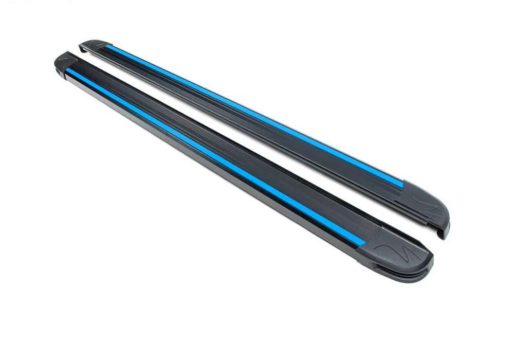 BMW X5 E70 2007-2013 Praguri Laterale Maya Blue (2 buc, Aluminiu) | Produs adăugat recent