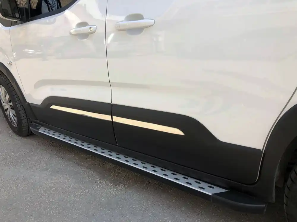 Calitate superioară - Peugeot Partner/Rifter 2019- Capace pentru Moldinguri Usilor din Otel Inoxidabil