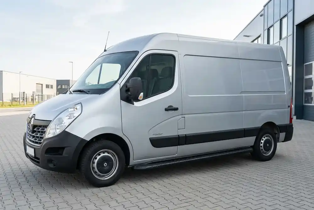 Economii mari | Renault Master 2011-2023 Praguri Laterale Bosphorus Black (2 buc, Aluminiu) Ampatament Lung