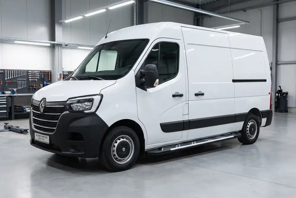 Renault Master 2011-2023 Praguri Laterale Sunrise (2 buc, Aluminiu) Ampatament Scurt | Comandă acum