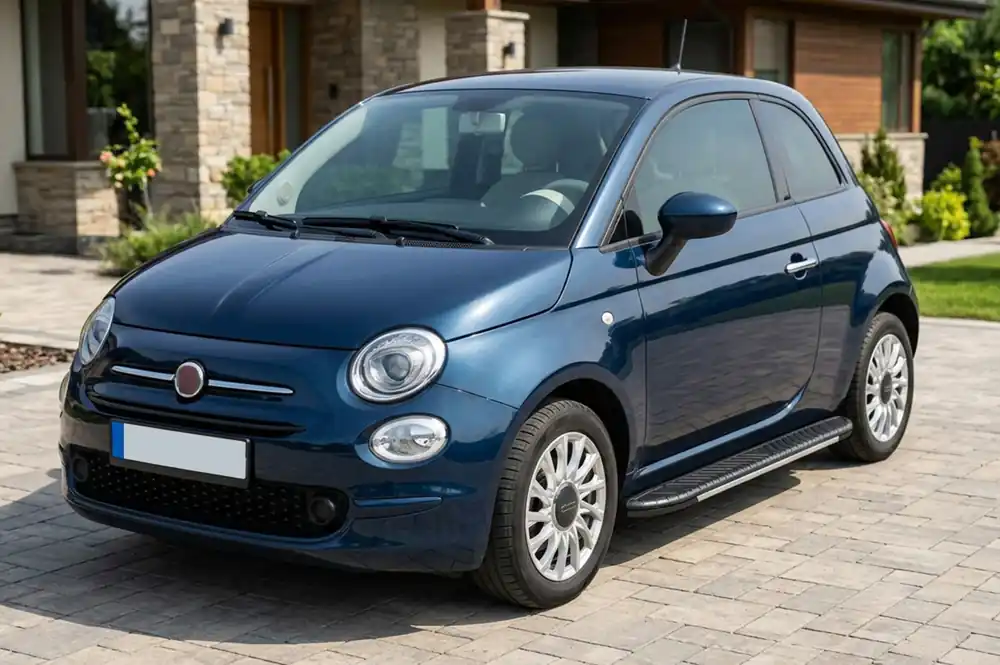 Favoritul clienților - Fiat 500/500L 2013-2022 Praguri laterale Bosphorus Grey (2 buc, aluminiu)