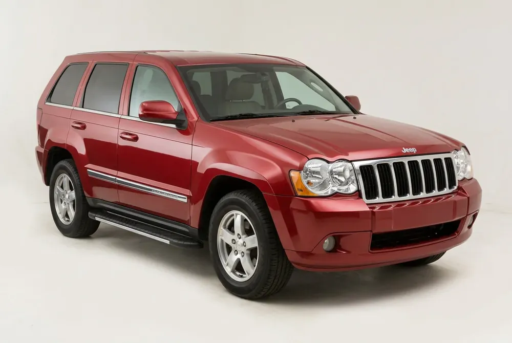 Jeep Grand Cherokee WK 2004-2010 Praguri laterale Bosphorus Grey (2 buc, aluminiu) - Economii mari