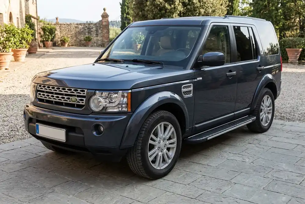 Au mai rămas puține bucăți - Land Rover Discovery IV 2009-2017 Praguri laterale Bosphorus Grey (2 buc, aluminiu)