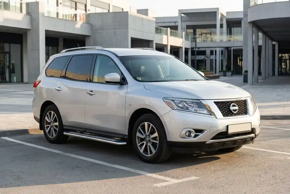 Nissan Pathfinder R52 2012-2021 Praguri Laterale Maydos V2 (2 buc, Aluminiu) | Preț de fabrică