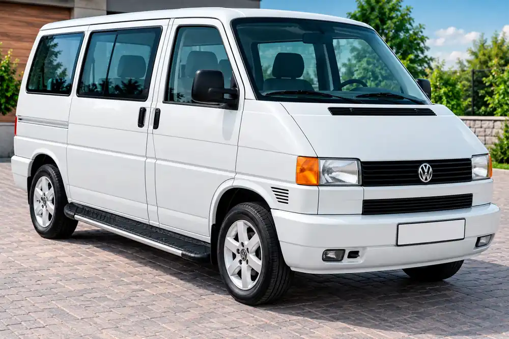 Economii mari - Volkswagen T4 Caravelle/Multivan 1990–2003 Praguri laterale Bosphorus Grey (2 buc, aluminiu) Ampatament Scurt