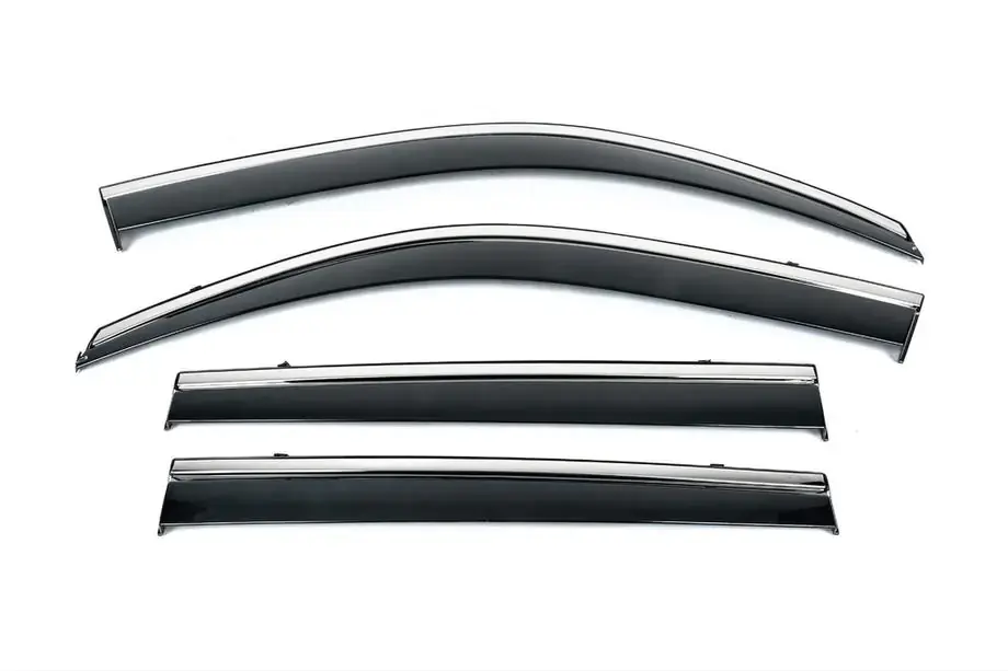 BMW X4 G02 2018- Deflectoare geamuri cu ornament cromat Niken Luxury (4 buc) - Cumpără în siguranță