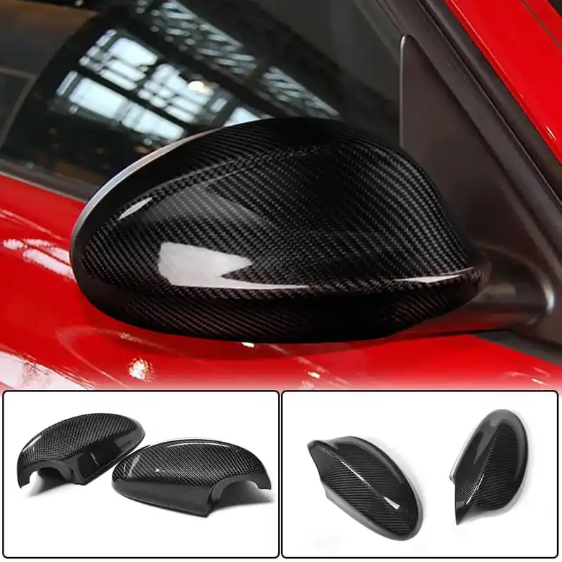 BMW 3 Series E90/E91 2005-2011 Capace Oglinzi (pentru E90/E91 2005-2008, Carbon) - Recomandare
